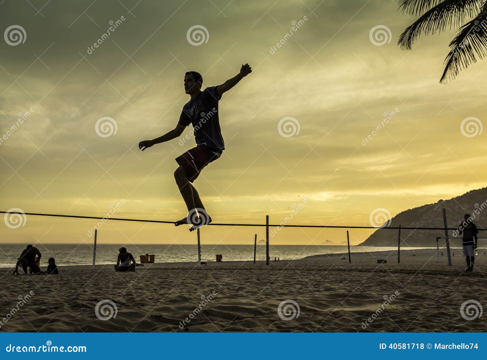 115 Beach Slacklining Stock Photos Free & RoyaltyFree Stock Photos