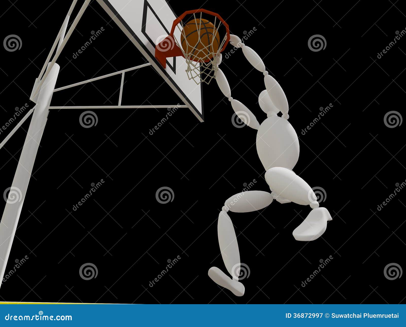 Slam dunking basketball stock illustration. Illustration of competition