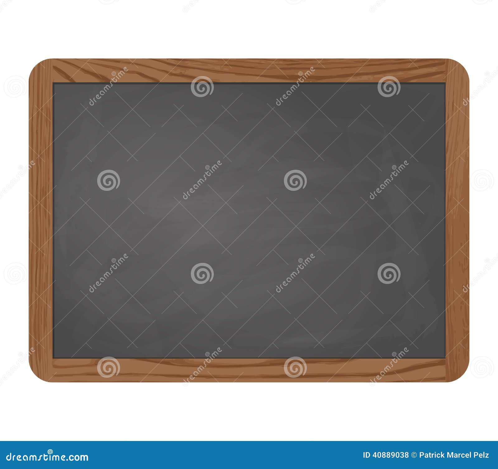 Slate Blackboard Gray with Wooden Frame Stock Photo Image of learn, academy 40889038
