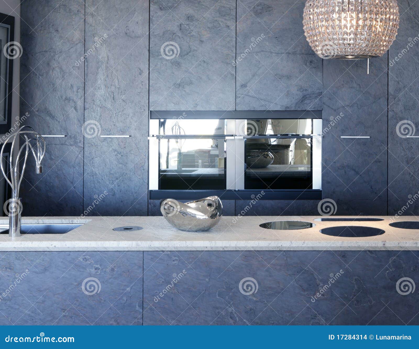 Slate Stone Kitchen Forniture Marble White Bench Stock Photo Image of