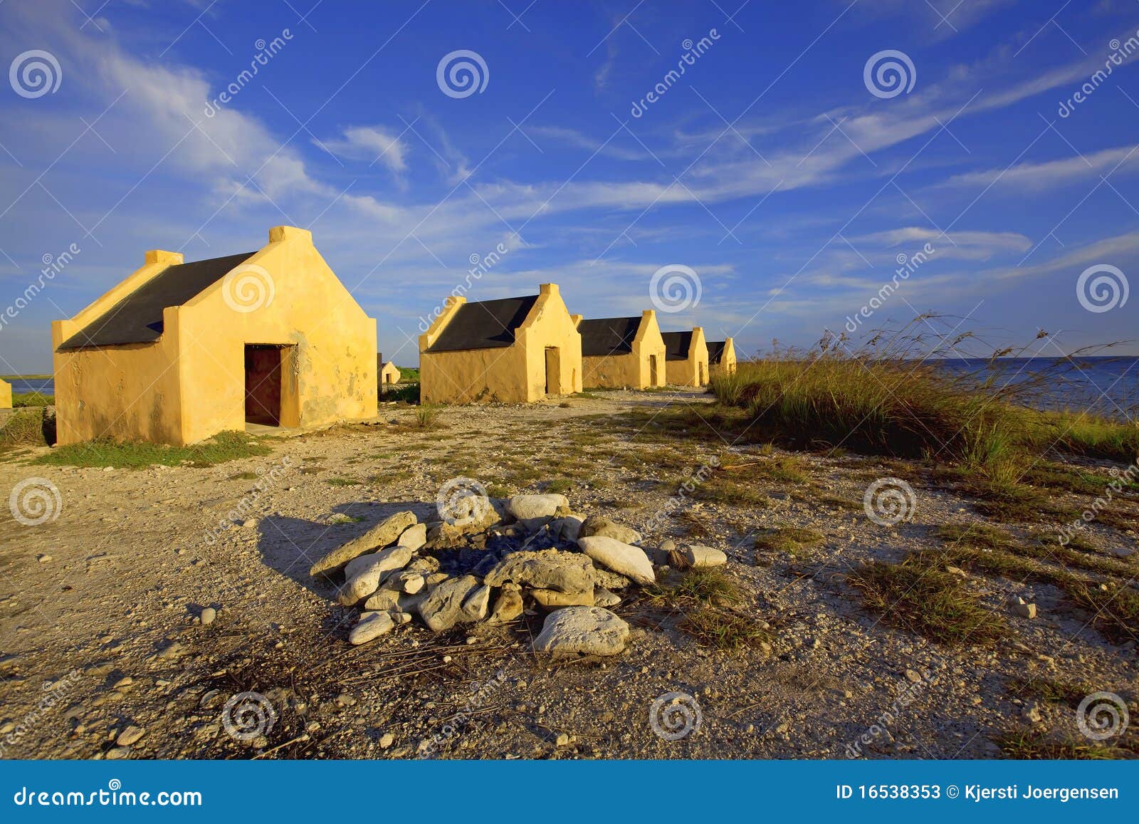 Slave huts stock image. Image of bonaire, historic, slave 16538353