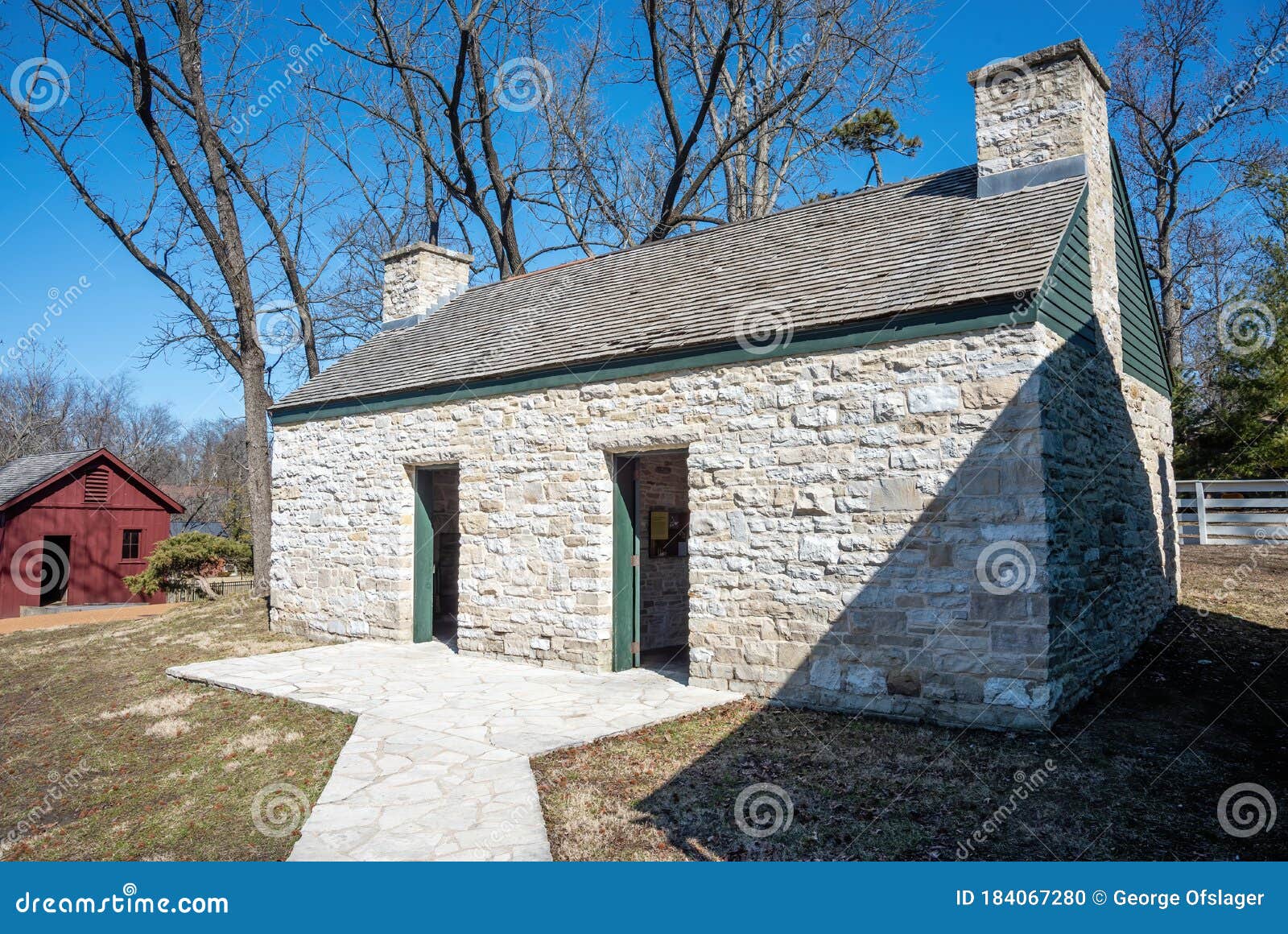 Slave Quarters On A Plantation In The South Royalty Free Stock