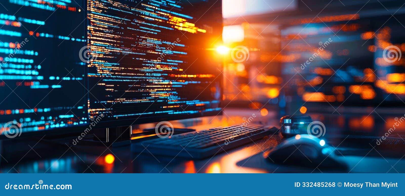 high-tech hacking tools on a sleek desk, cyberpunk style