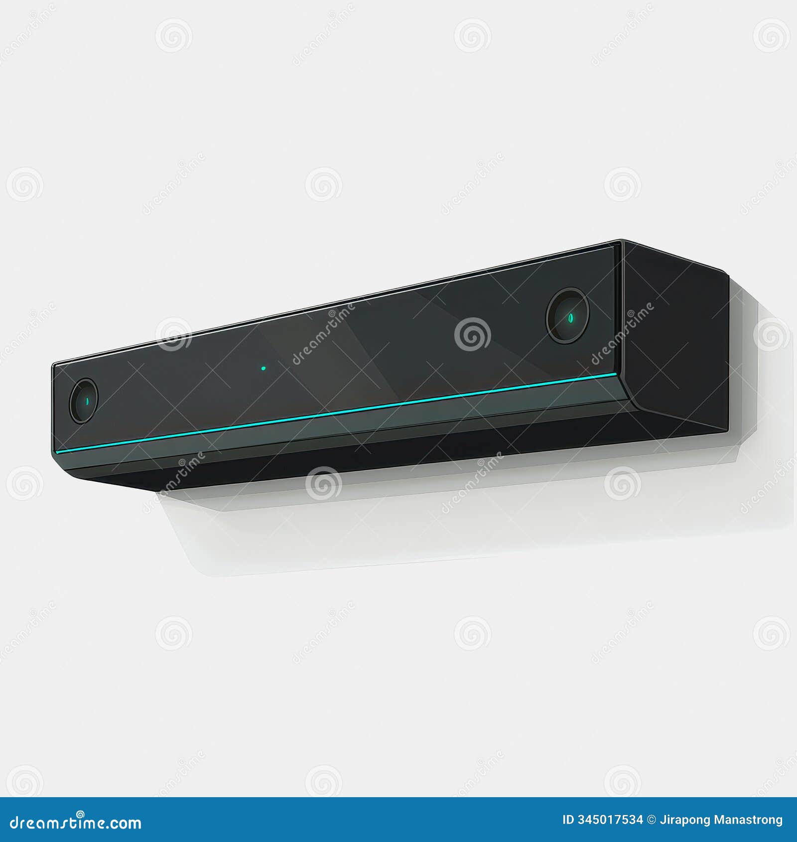 high-tech smart camera device with modern  and dual lens for home security and surveillance technology