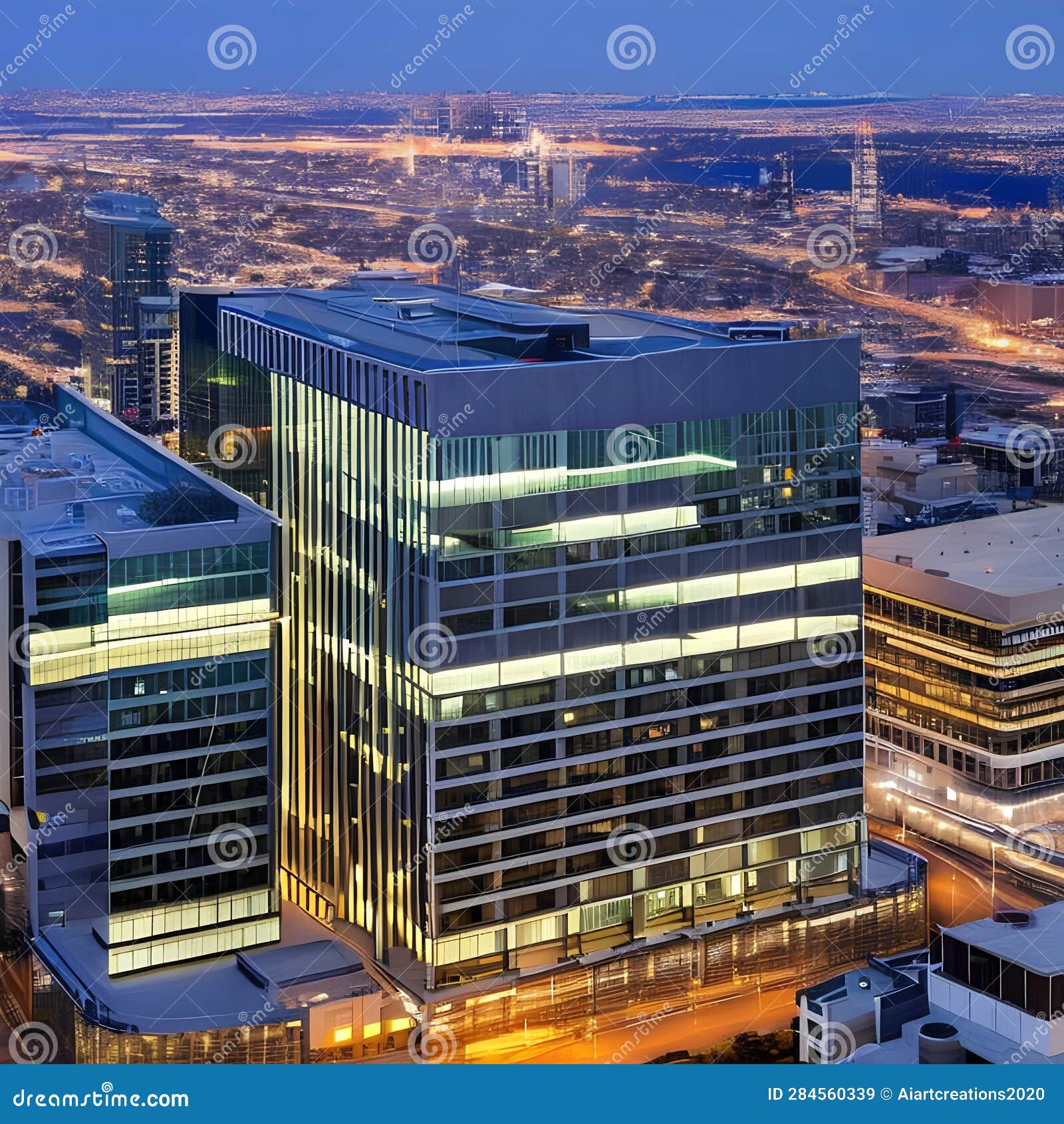 331 a Sleek and Modern Office Tower with Innovative Workspace Designs