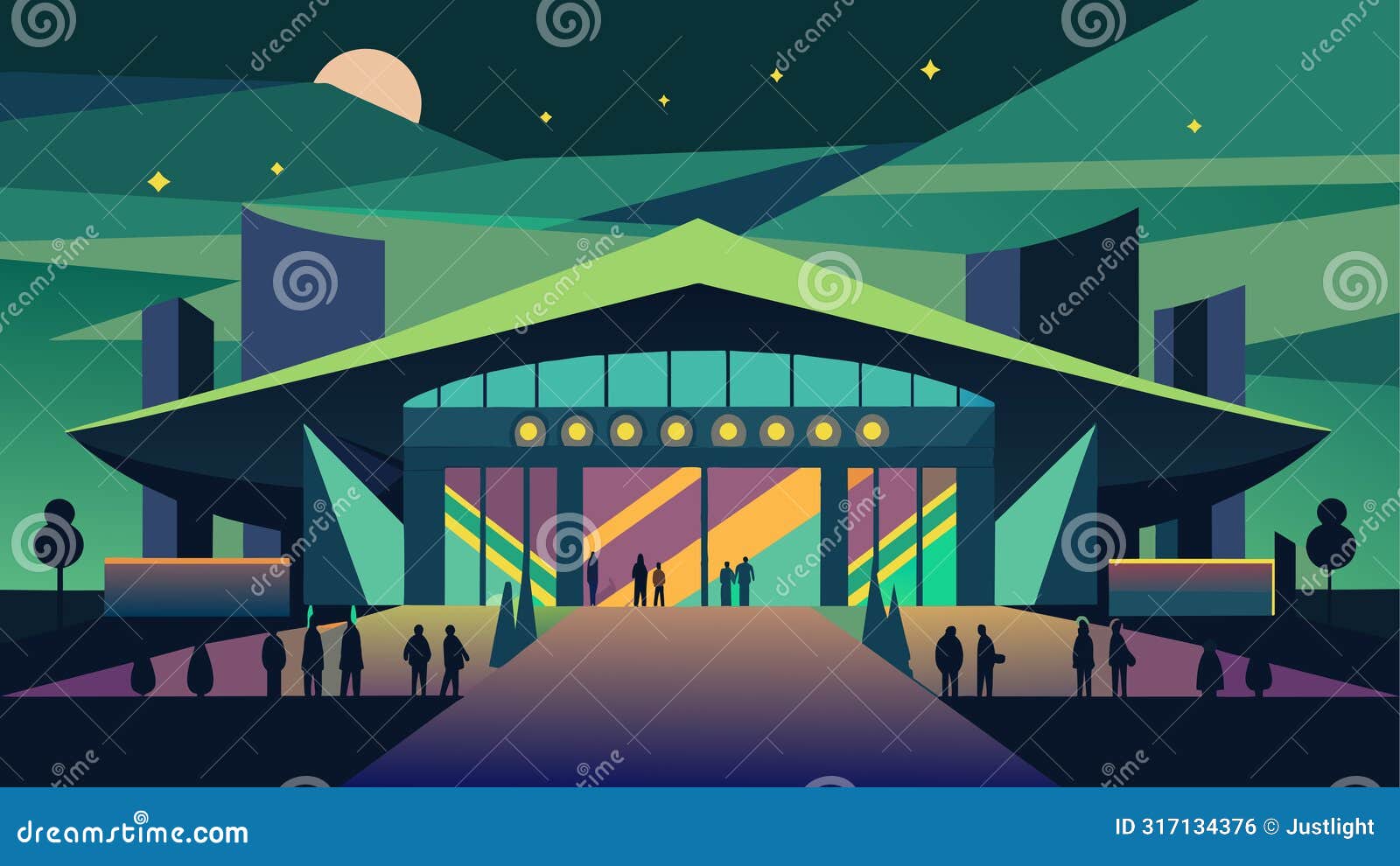 the sleek and modern venue was lit up with energyefficient led lights setting the tone for the environmentallyconscious