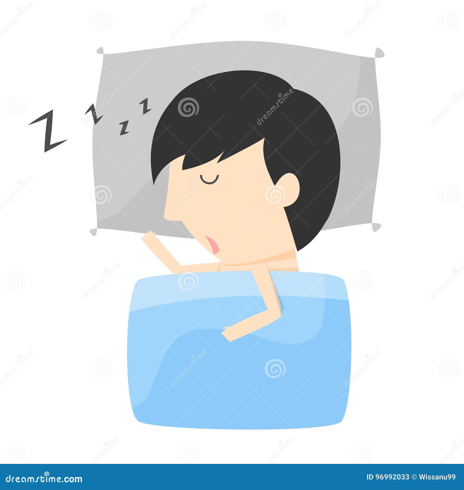 Sleep, Kids sleeping. stock vector. Illustration of sleepy - 96992033