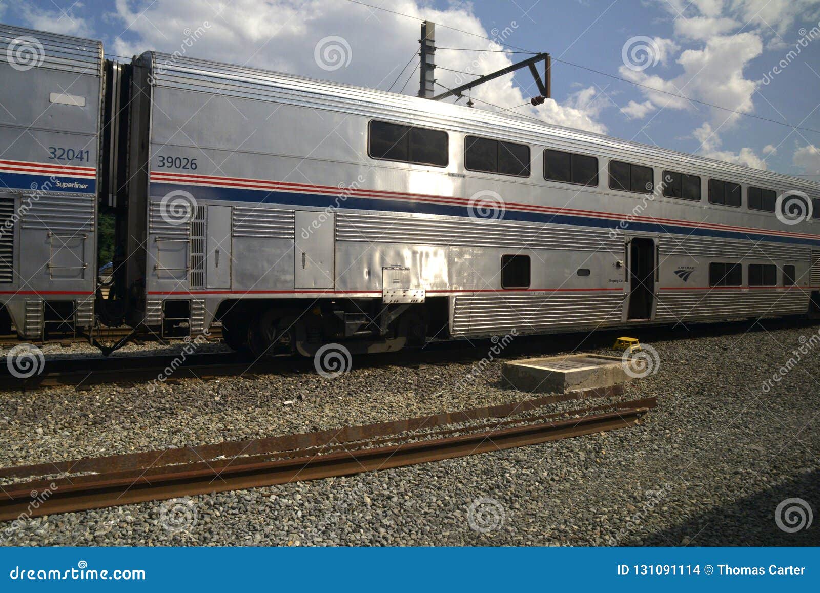The Sleeper Car On A Amtrak Train Stock Photo Image Of