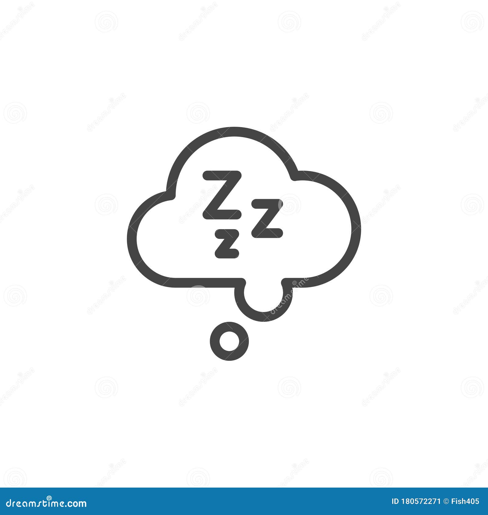 Sleepiness Graphic Icon. Drowsiness is a Symptom of Fatigue, Depression ...