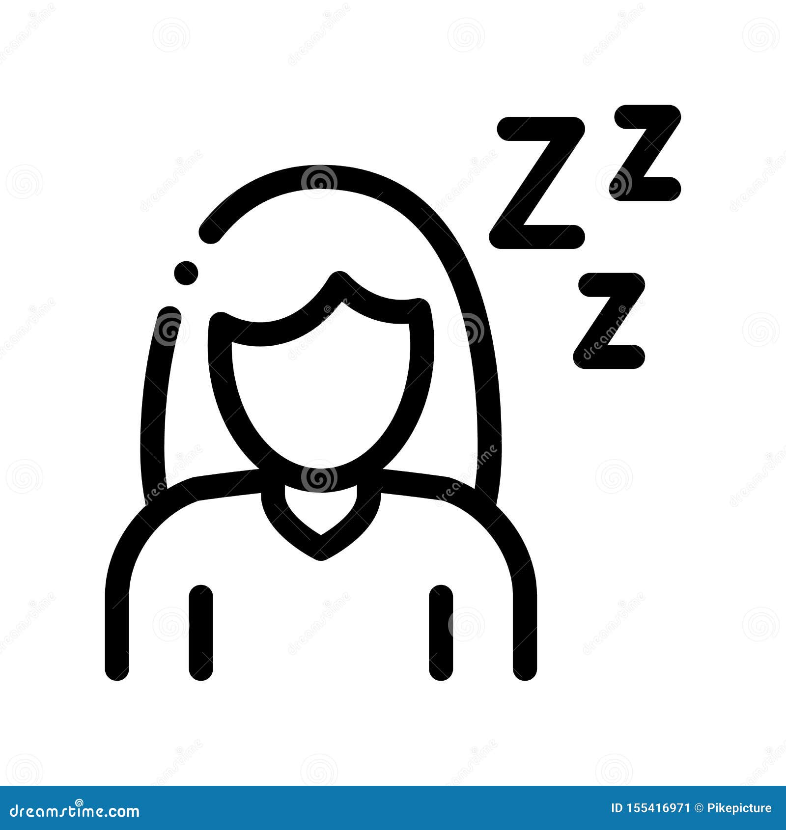 sleepiness symptomp of pregnancy  sign icon