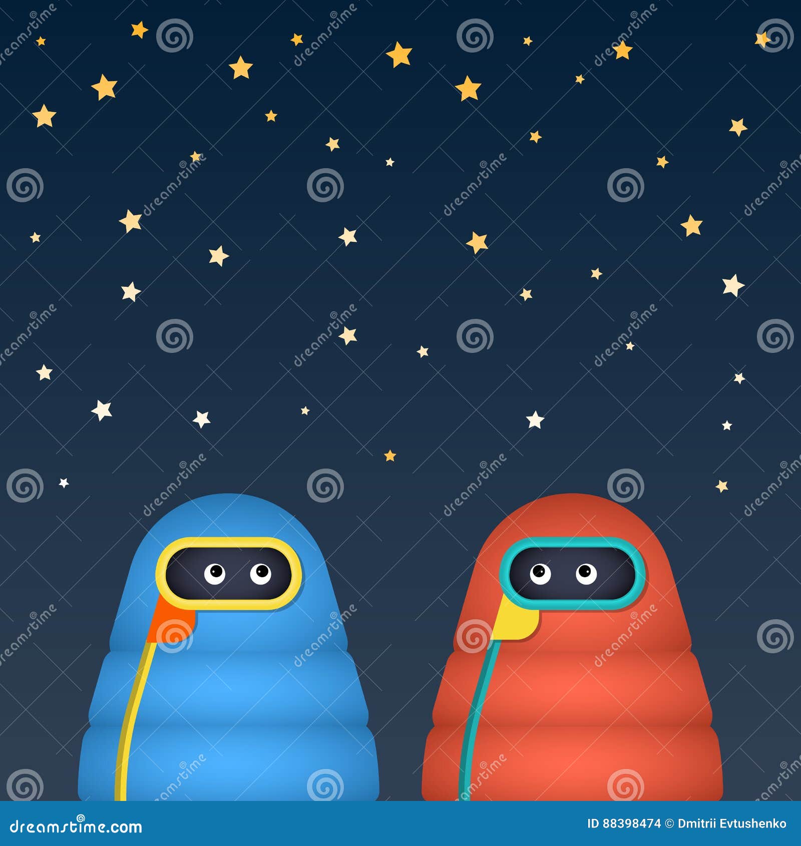 Sleeping bag illustration stock vector. Illustration of camping 88398474