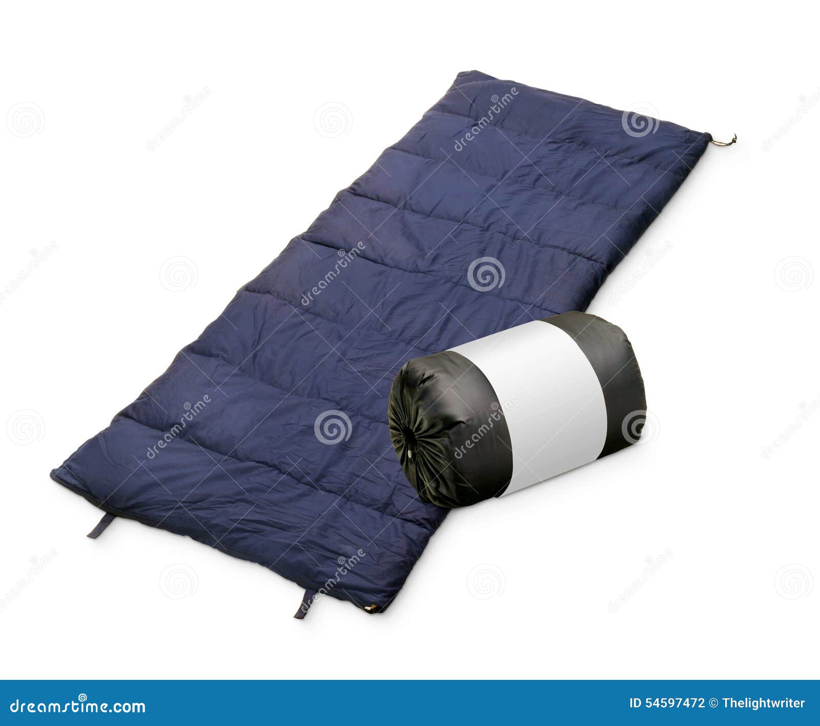 Sleeping Bag Isolated on a White Back Ground Stock Photo Image of
