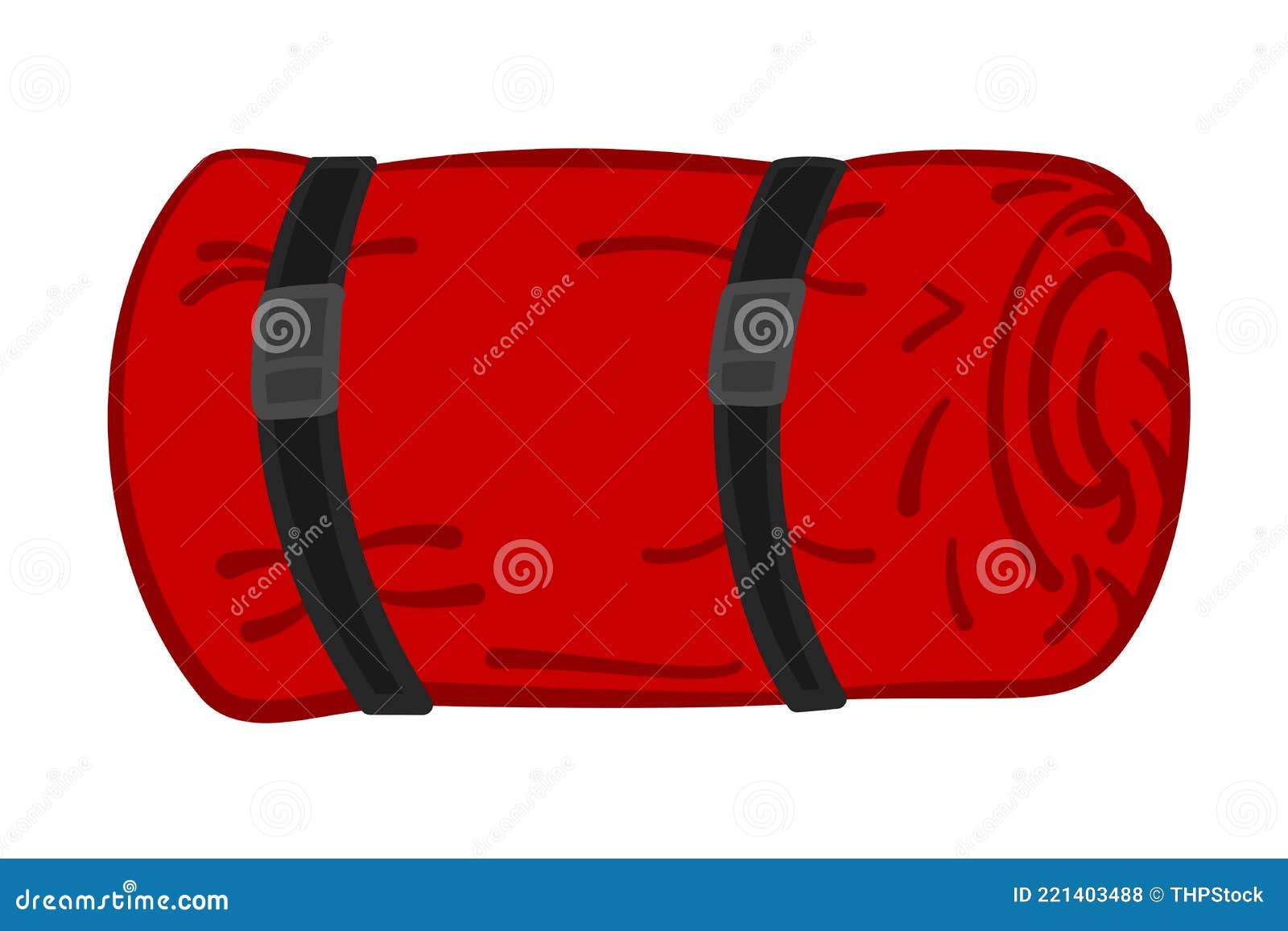 Rolled Sleeping Bag Stock Illustrations – 254 Rolled Sleeping Bag