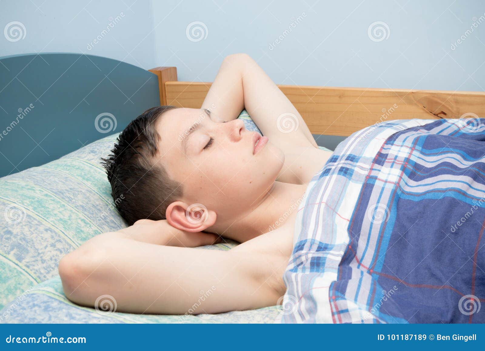 Teenage Boy Sleeping