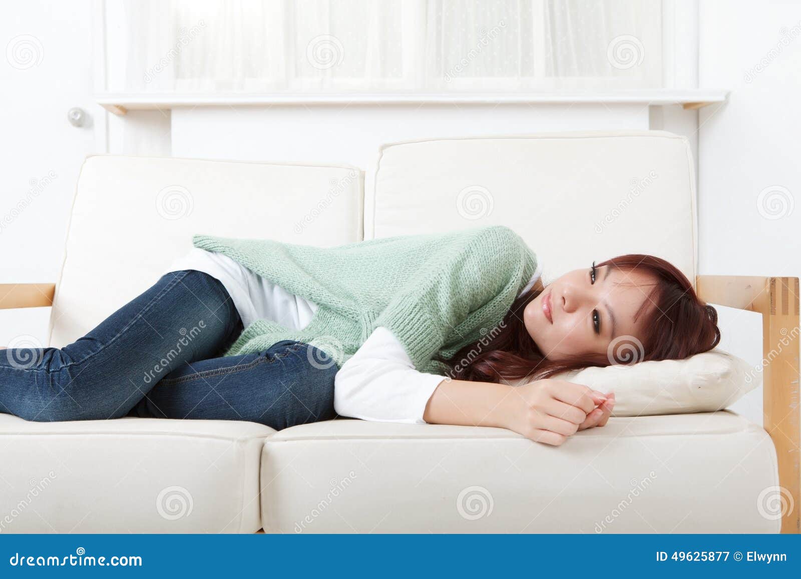 Sleeping Girl Stock Image Image Of Lady Natural Home 49625877