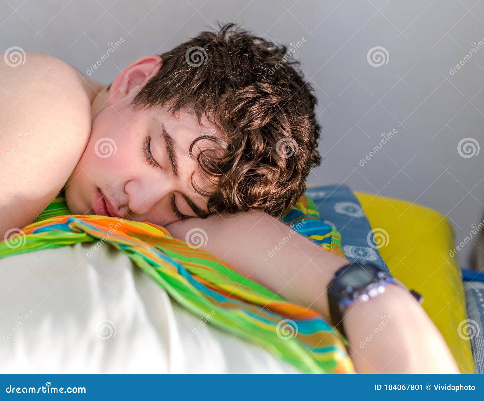 Teenage Boy Sleeping