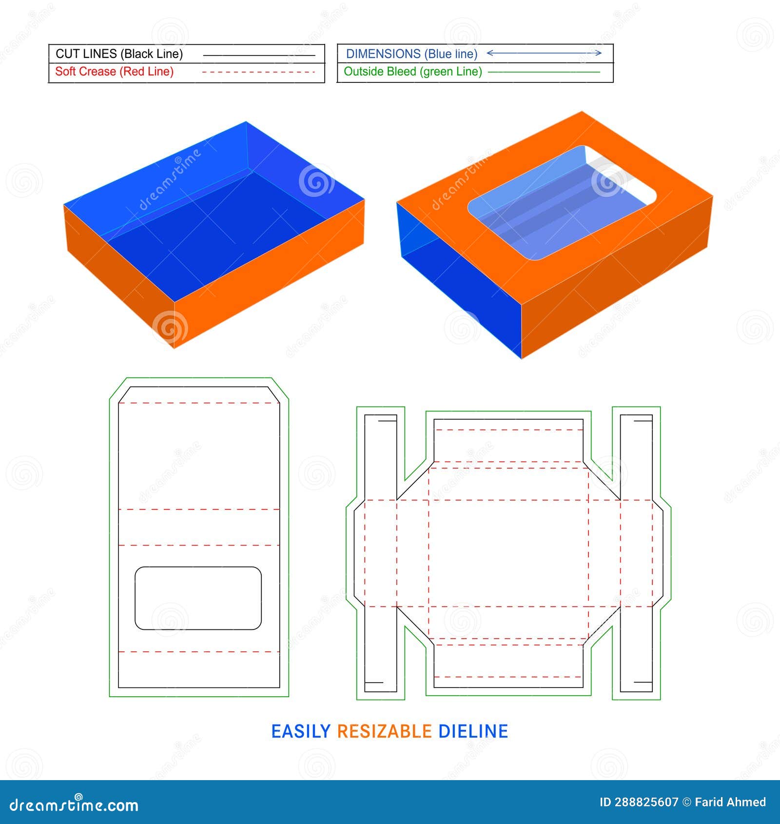 sleeve drawer box, chocolate paper drawer box die line template and 3d render, editable and resizeable  file