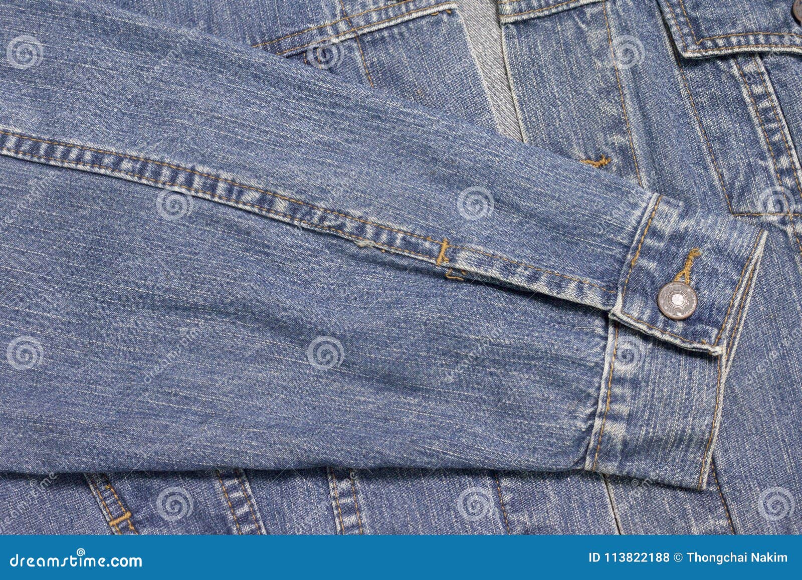 Sleeveless Shirt of Jean Jacket. Stock Photo Image of fashion