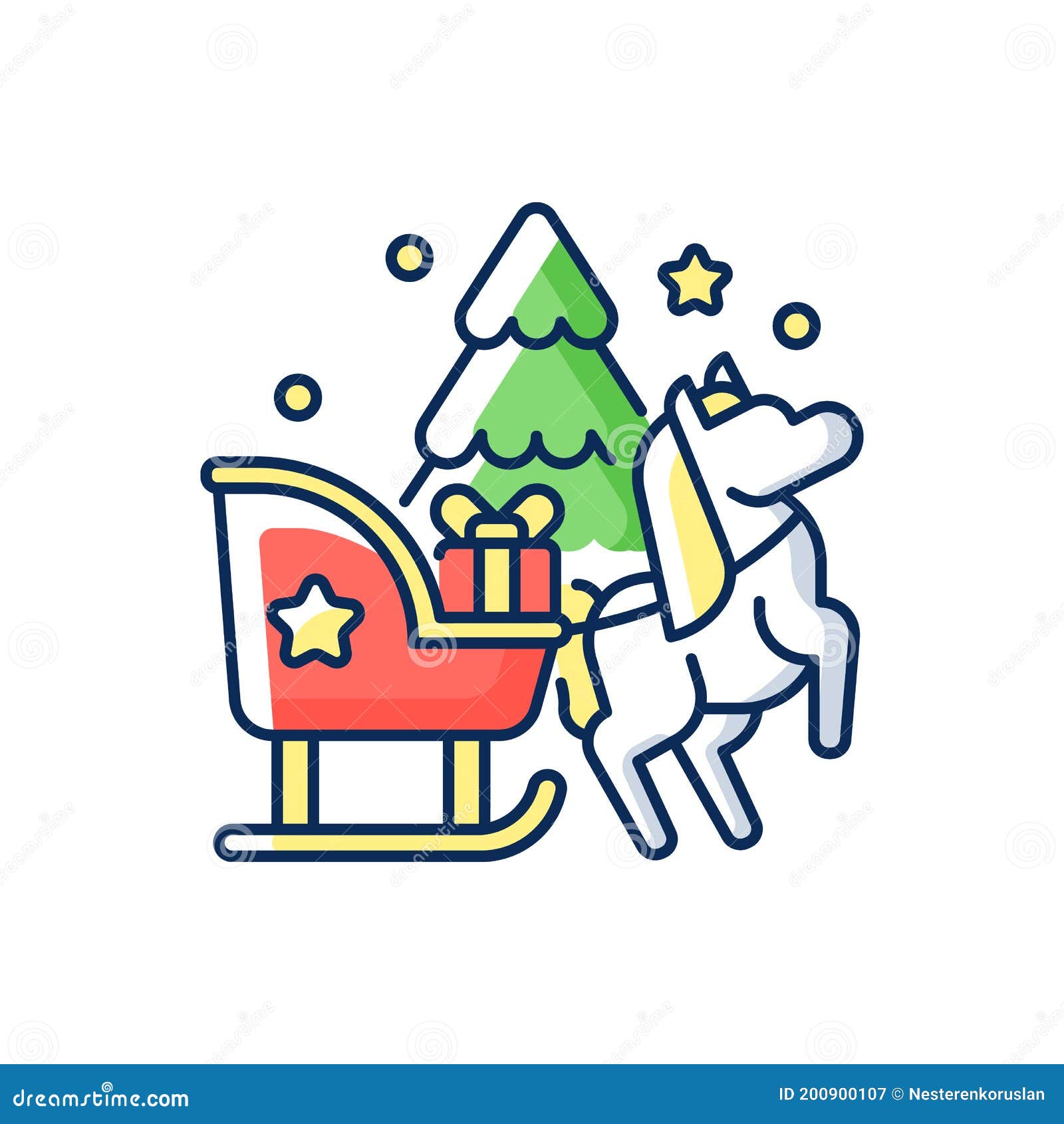sleight ride rgb color icon