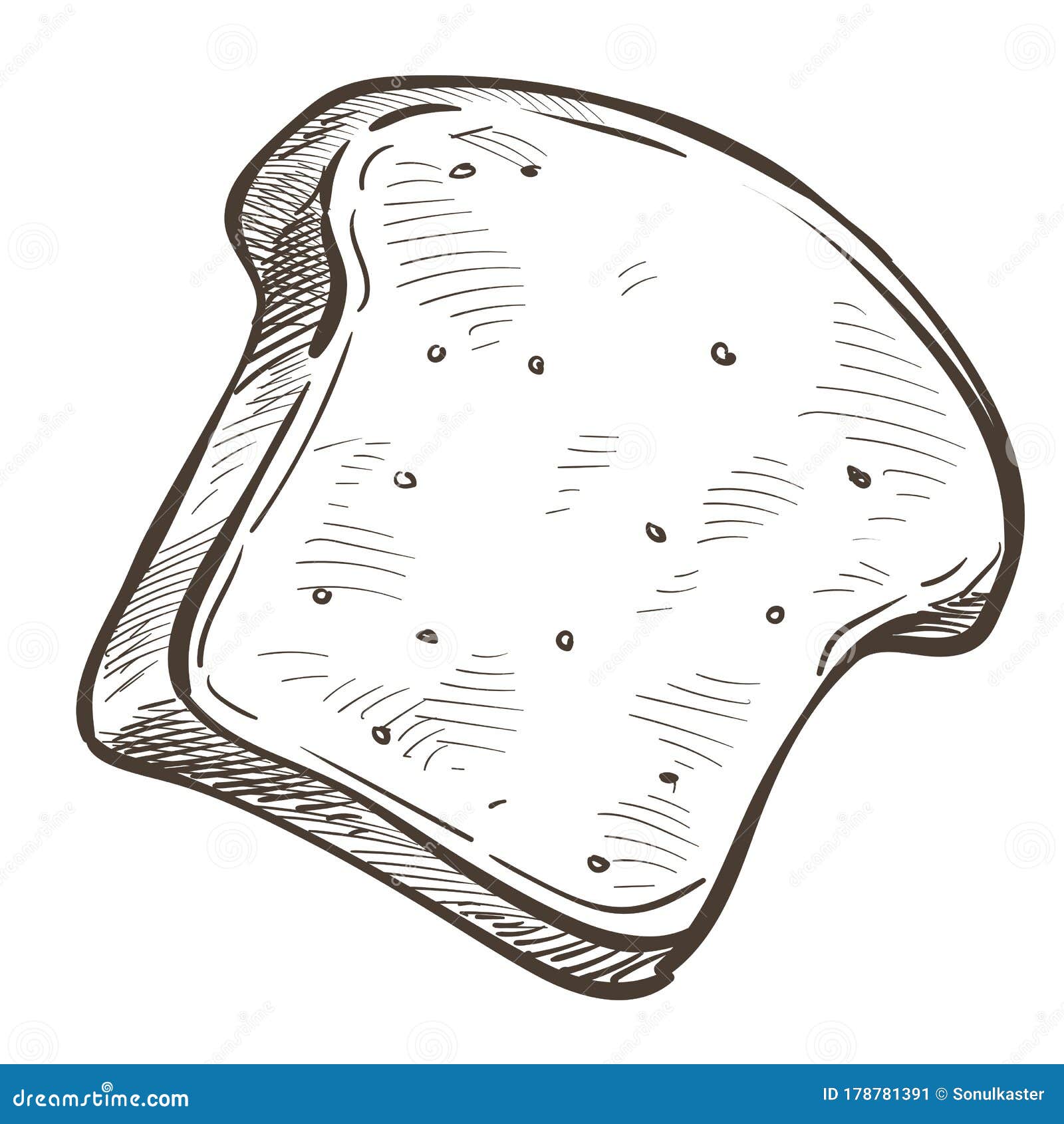 slice of bread outline clipart of betsy