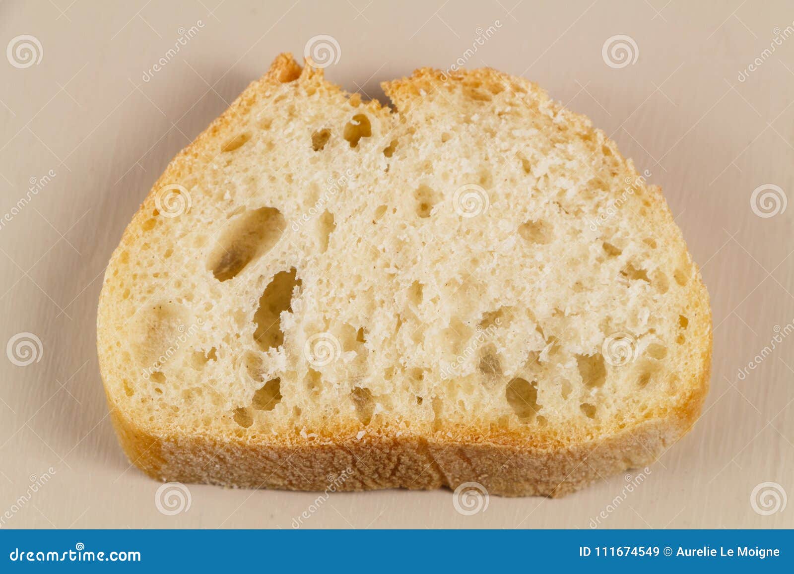 Slice of French Baguette of Bread Stock Image Image of crusty, bread