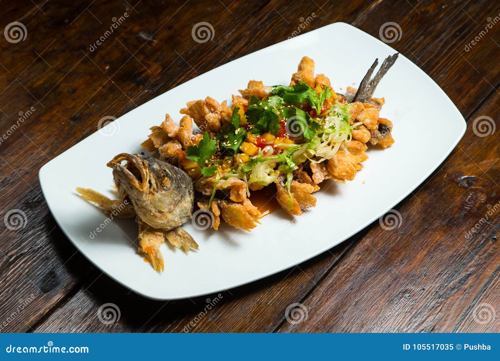 Slice of Fried Fish in Breadcrumbs Stock Image Image of gourmet, fresh 105517035