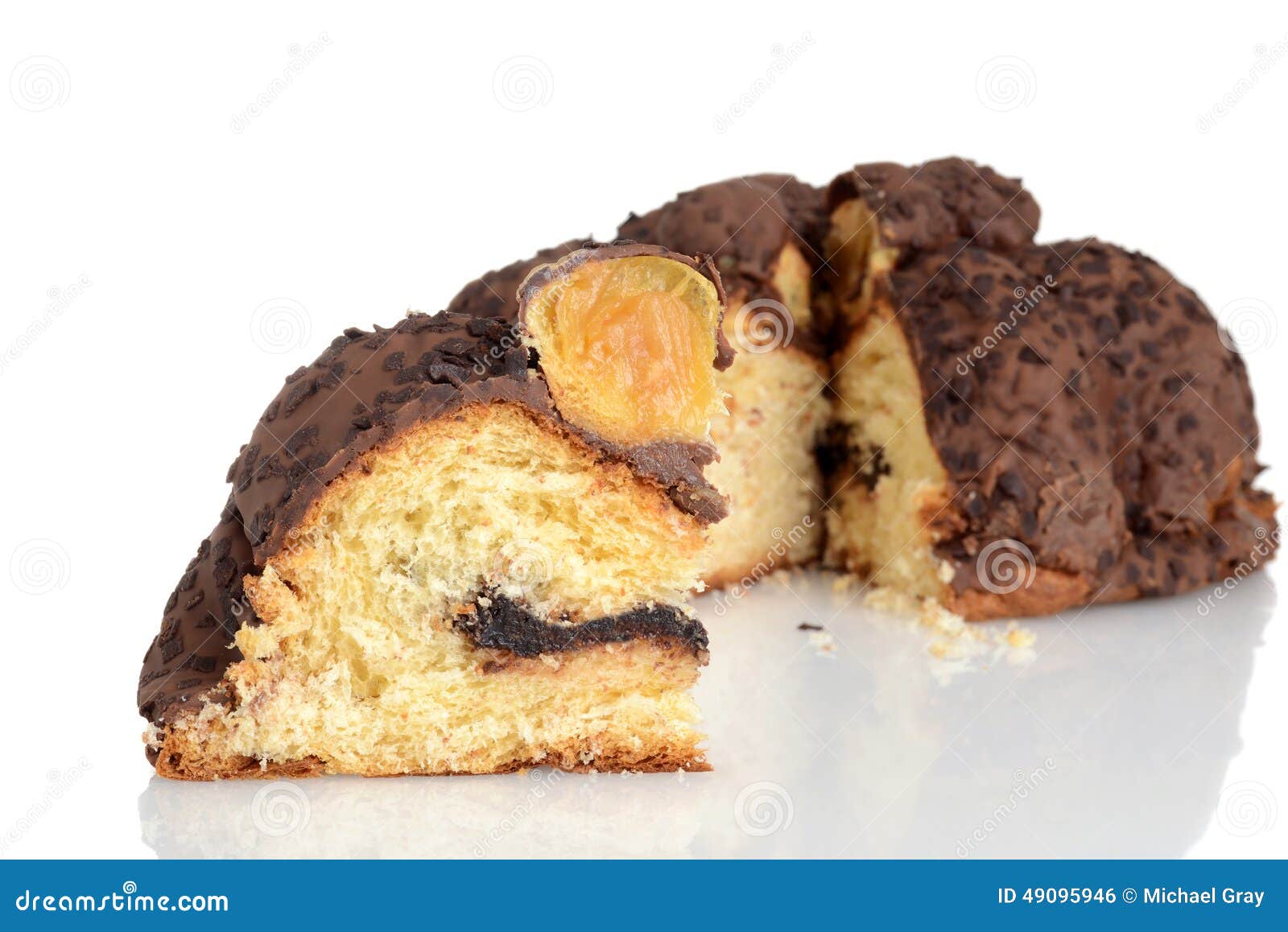 Slice Italian Chocolate Stock Photo Image of italian