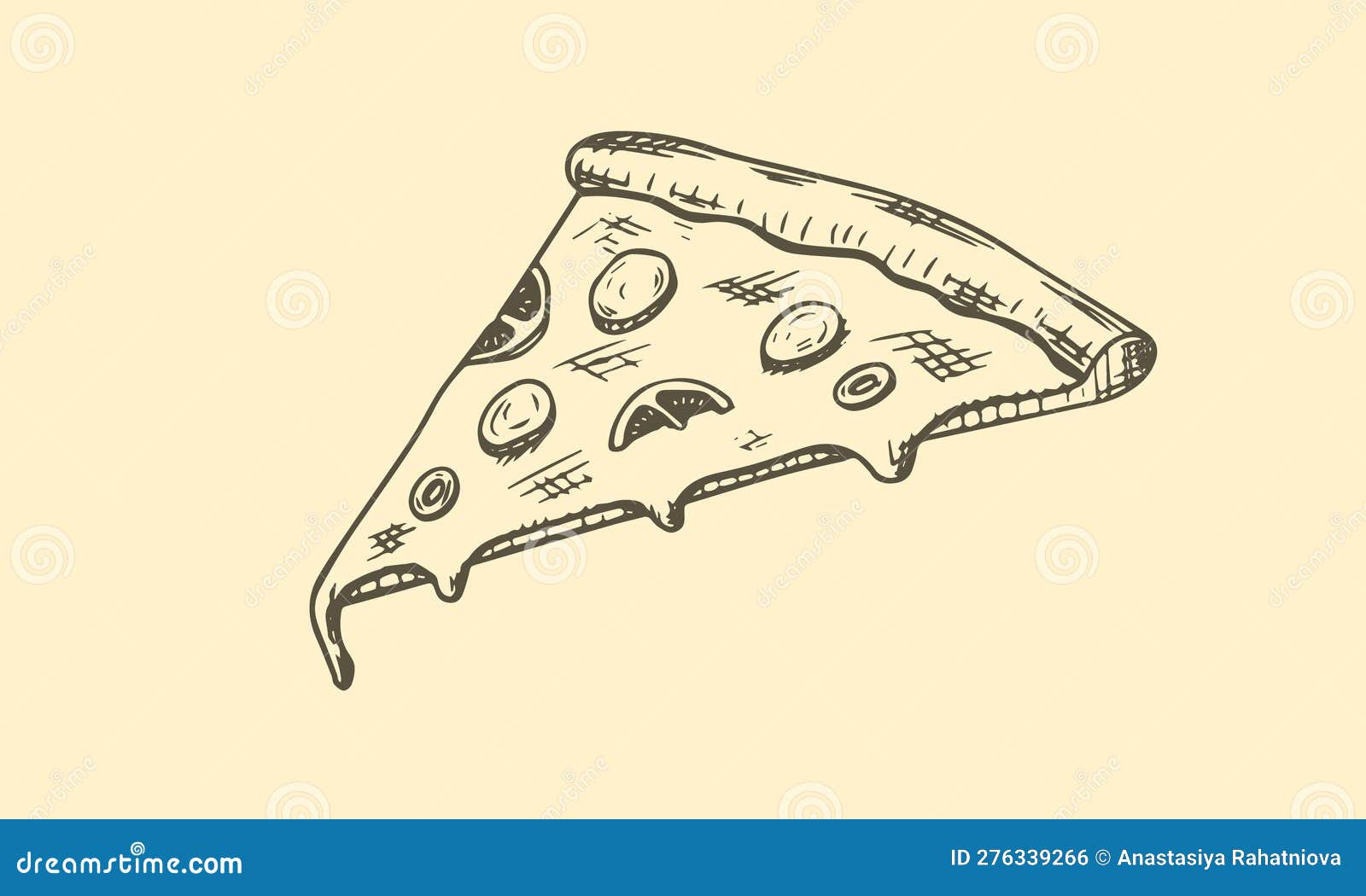 Vegetarian Italian Slice Pizza Hand Drawn Vector Pizza Drawing Pizza  Sketch Pizza Clipart PNG and Vector with Transparent Background for Free  Download
