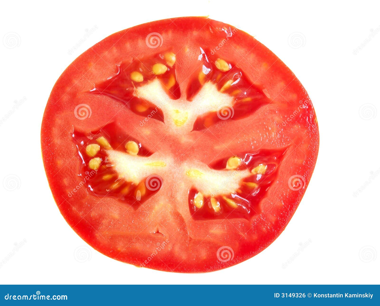 Slice of tomato stock photo. Image of dieting, feeding 3149326