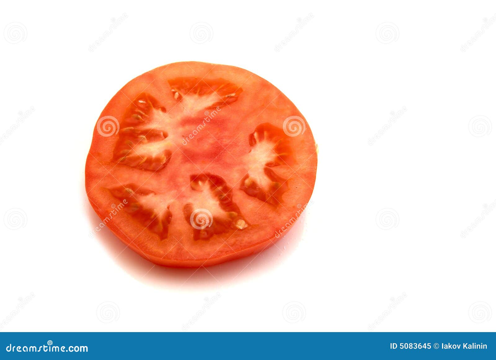 Slice of tomato stock image. Image of vegetable, juicy 5083645