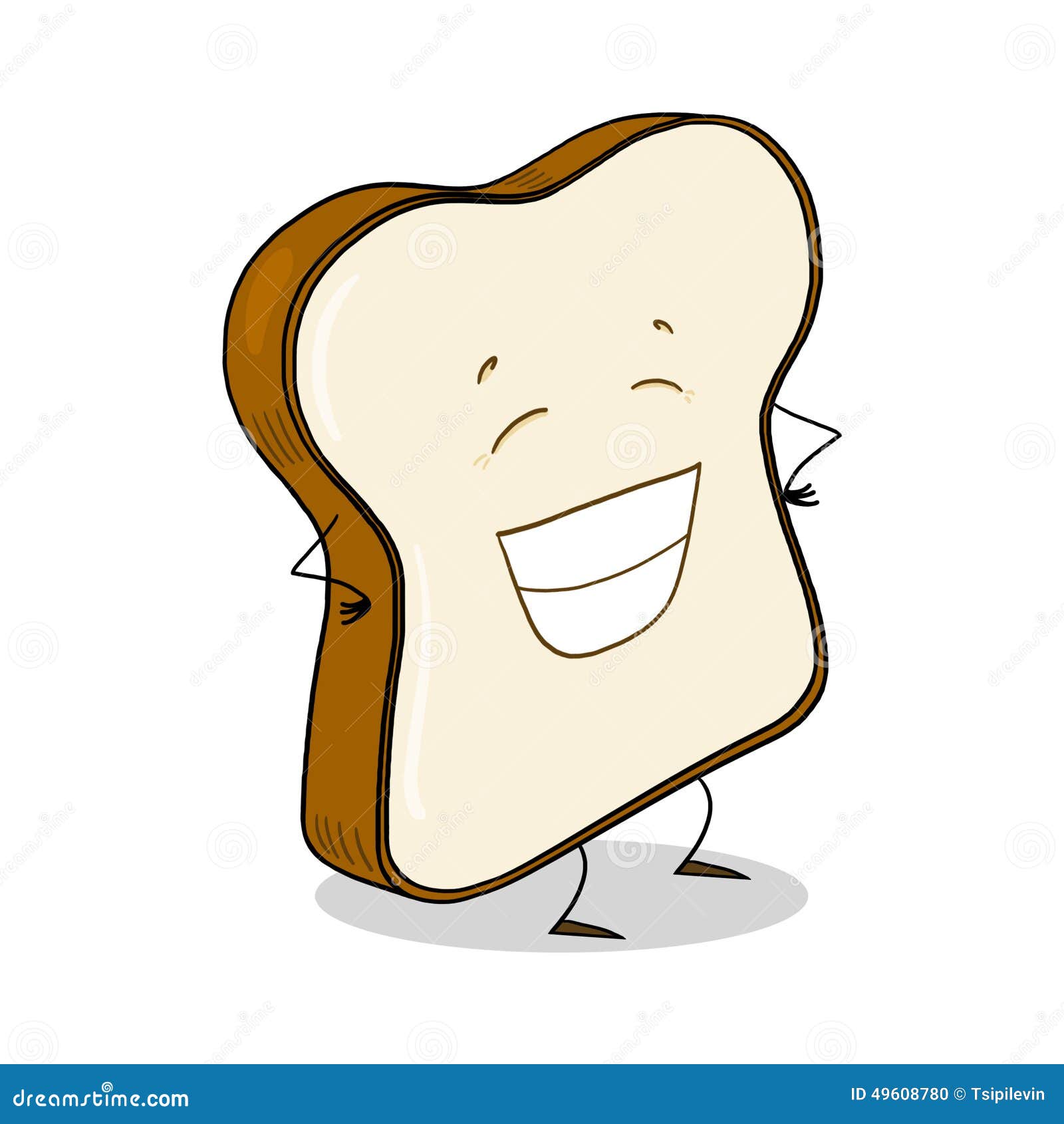 White Bread Slice Illustration Stock Illustration - Illustration of food, white: 49608780 White Bread Slice Illustration Stock Illustration - Illustration of food, white: 49608780