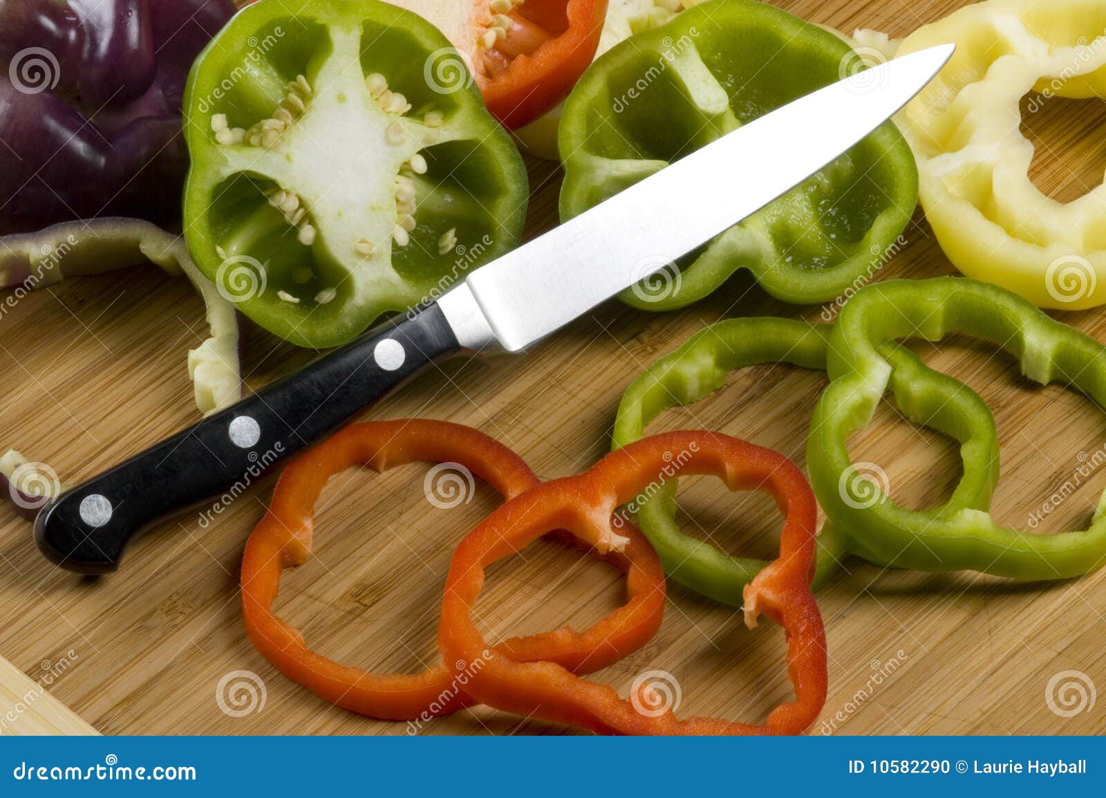 Sliced bell peppers stock photo. Image of green, sliced 10582290