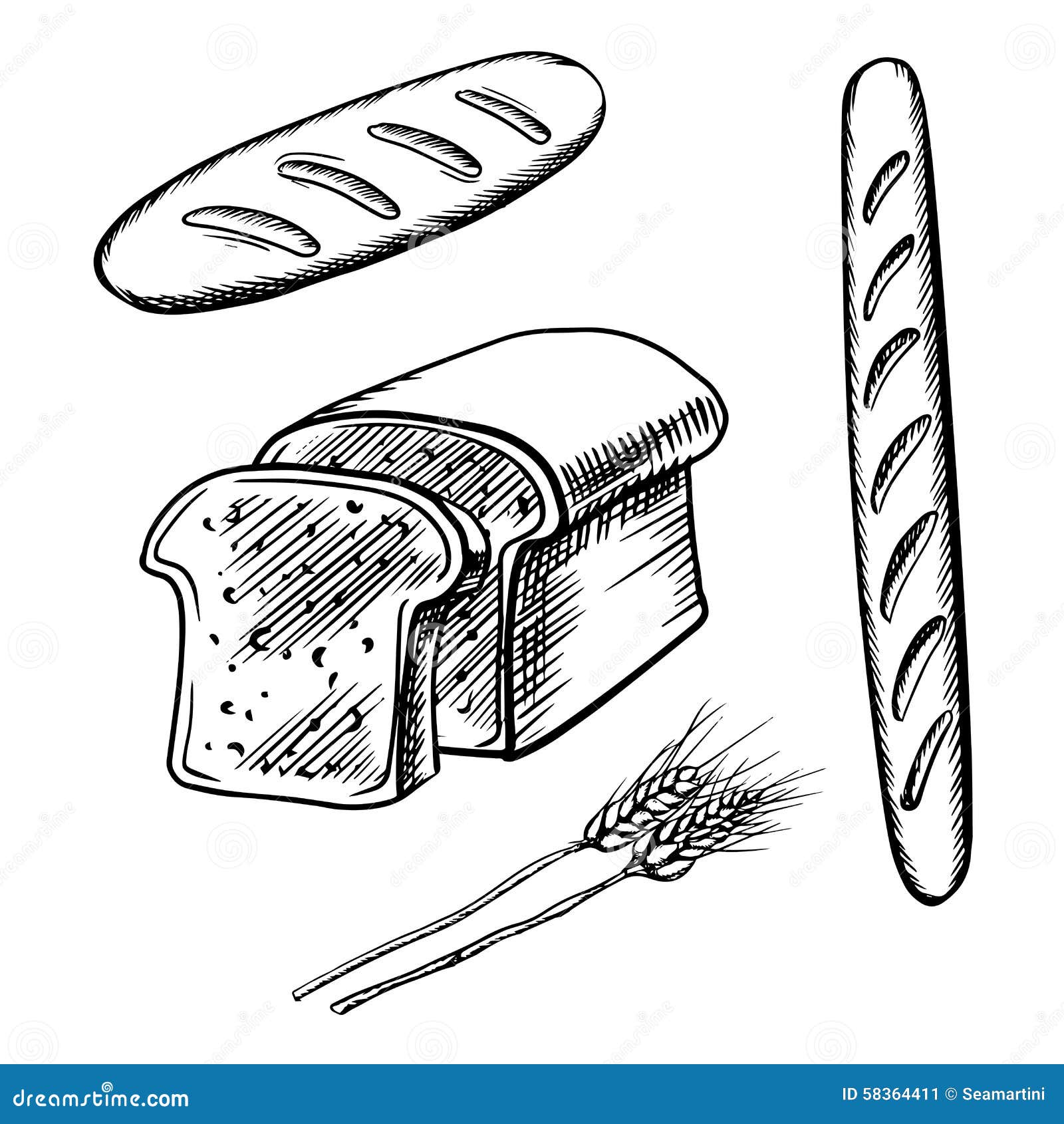 Banner Freeuse Stock Slice Of Bread Drawing At Getdrawings - Bread Slices  Drawing Png - Free Transparent PNG Clipart Images Download
