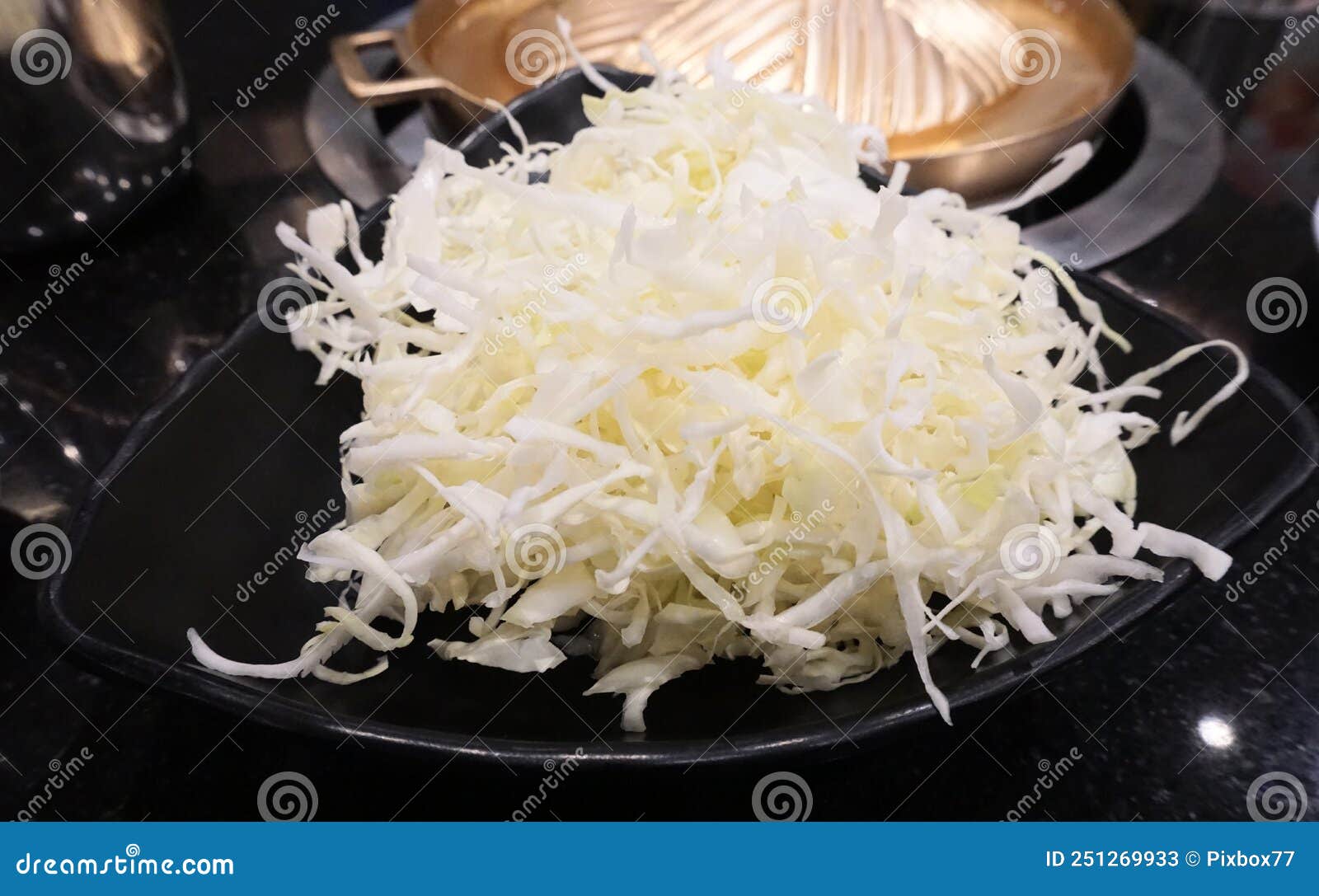Sliced Cabbage for Hot Pot Cooking Stock Image Image of ingredient