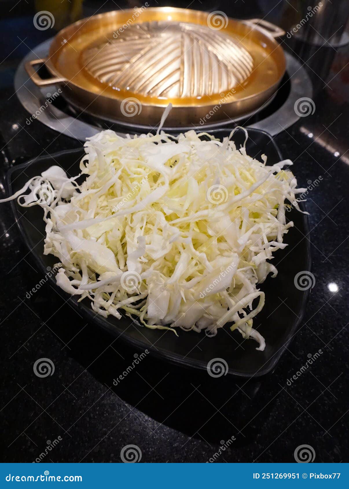 Sliced Cabbage for Hot Pot Cooking Stock Image Image of dish, tasty