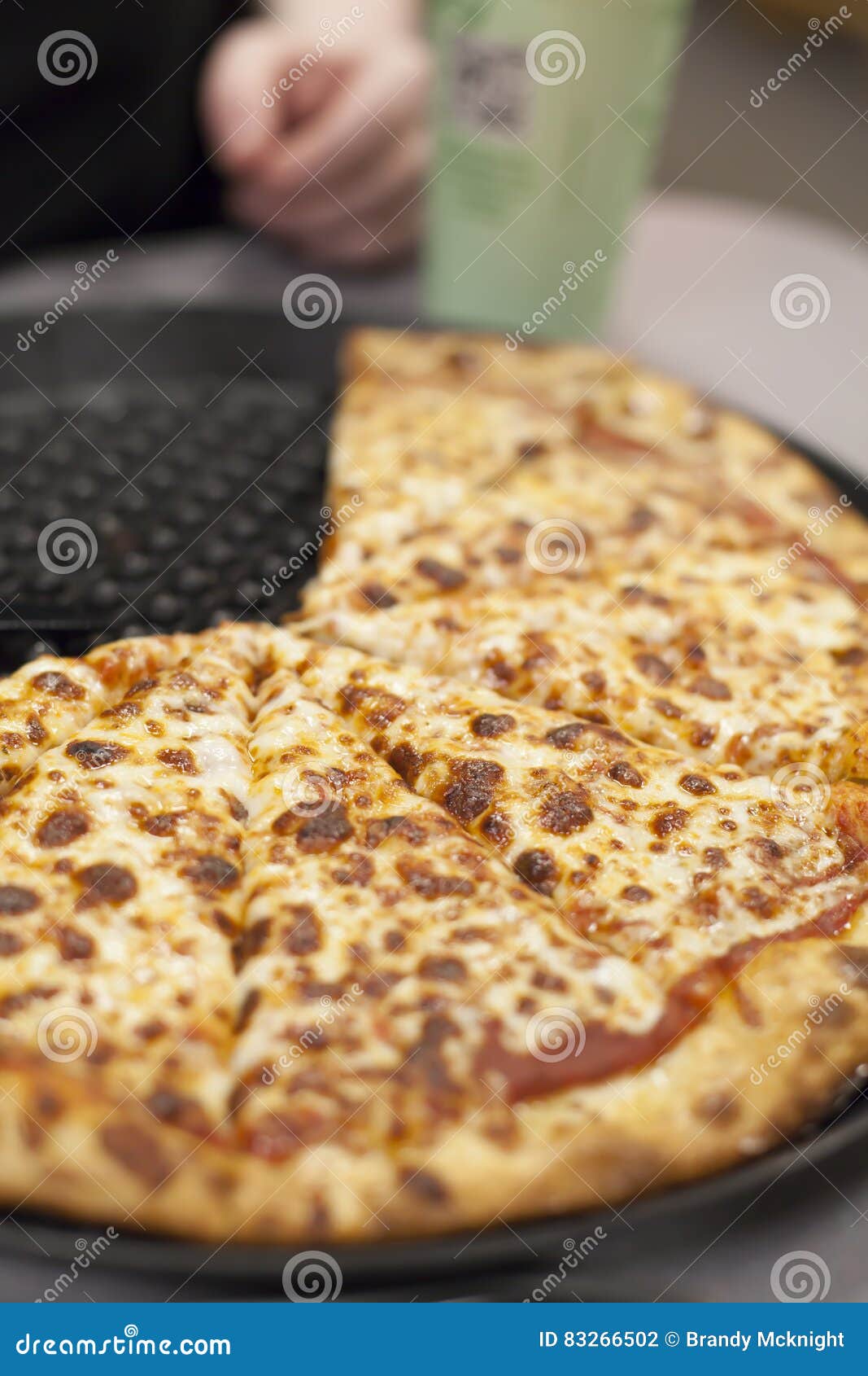 Sliced cheese pizza stock photo. Image of healthy, fastfood 83266502