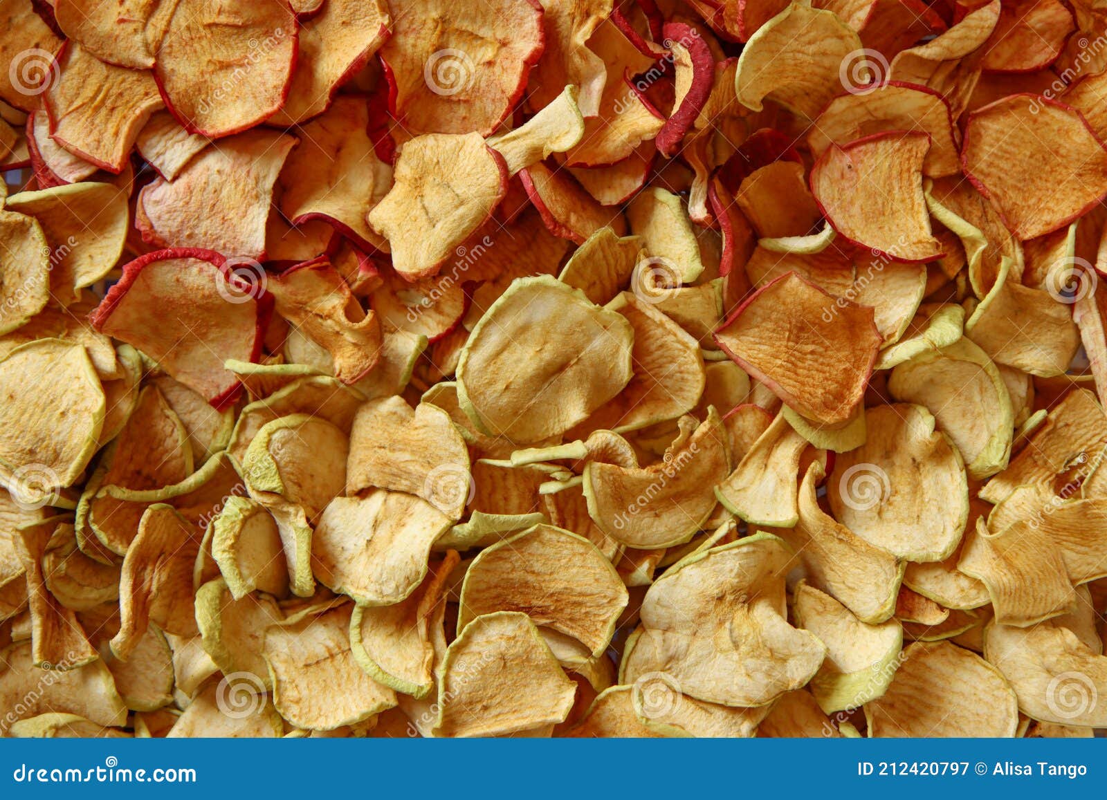 Sliced, dried apple pieces stock image. Image of sliced 212420797