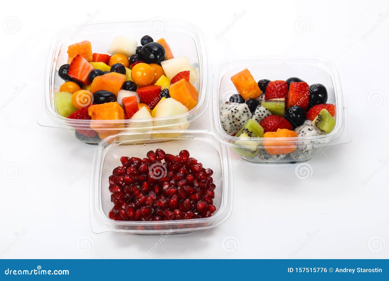 Sliced Fruit Mix in the Box Stock Photo Image of slice, freshness 157515776