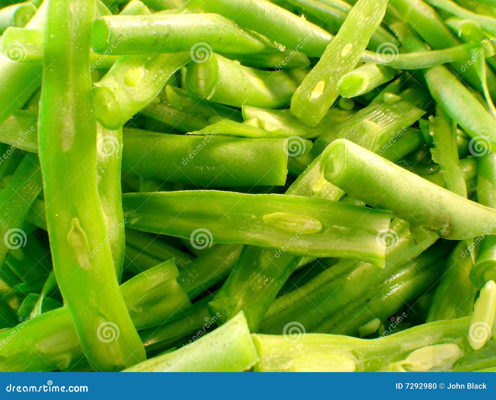 Sliced Green Beans stock photo. Image of cooking, green 7292980
