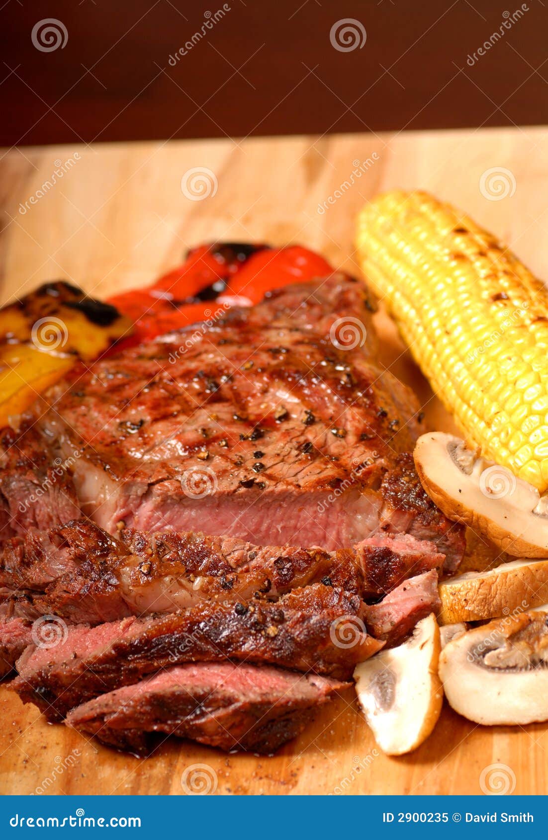 A Sliced Grilled Ribeye Steak Stock Image Image of carved, nutrition