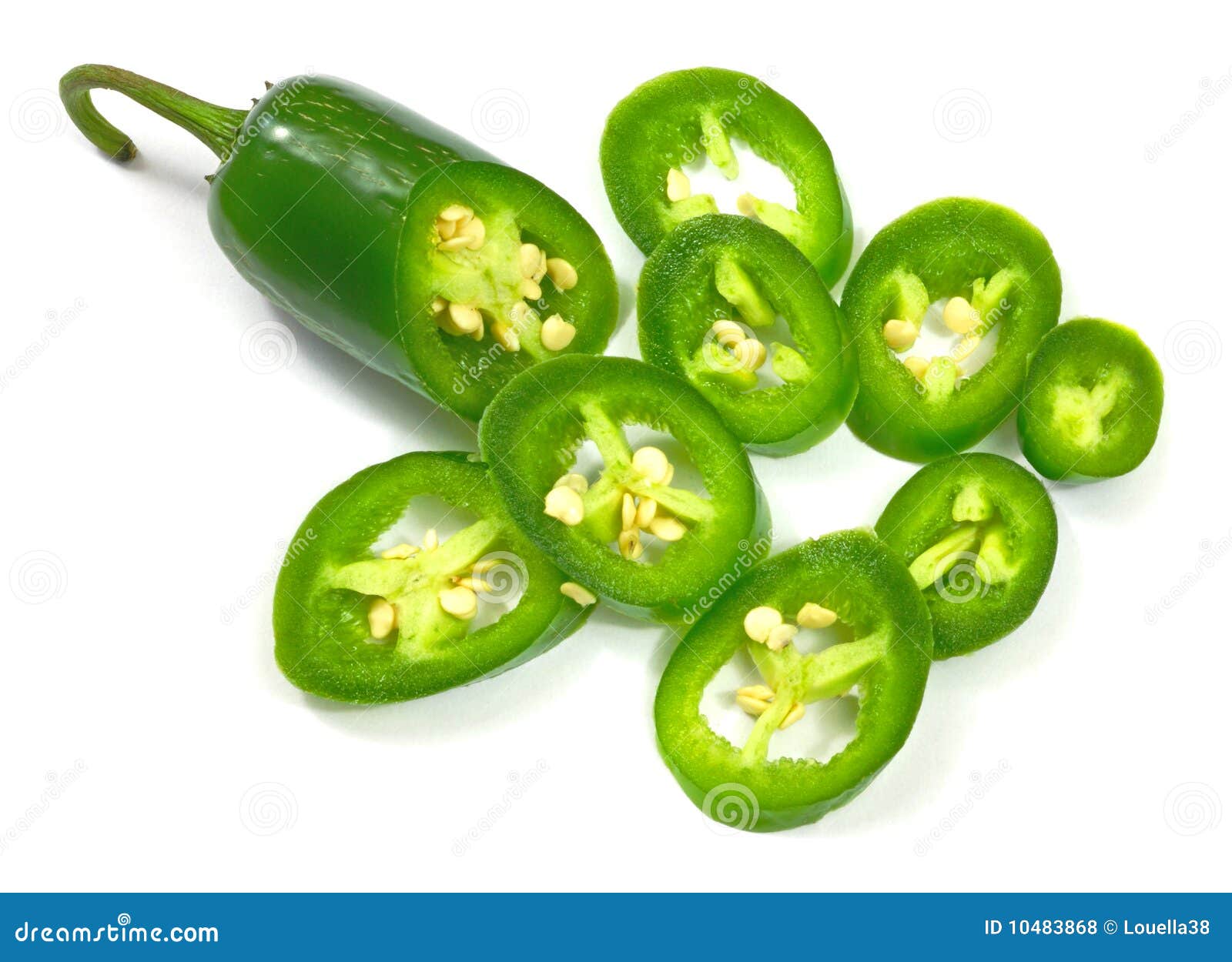 sliced jalapeno pepper