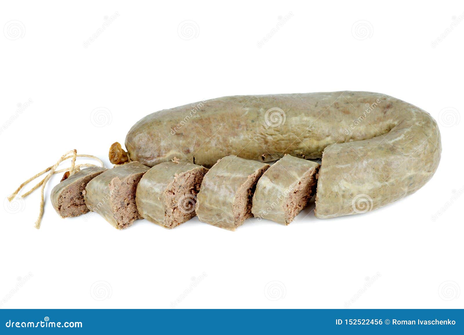 Sliced liver sausage stock photo. Image of appetizer 152522456