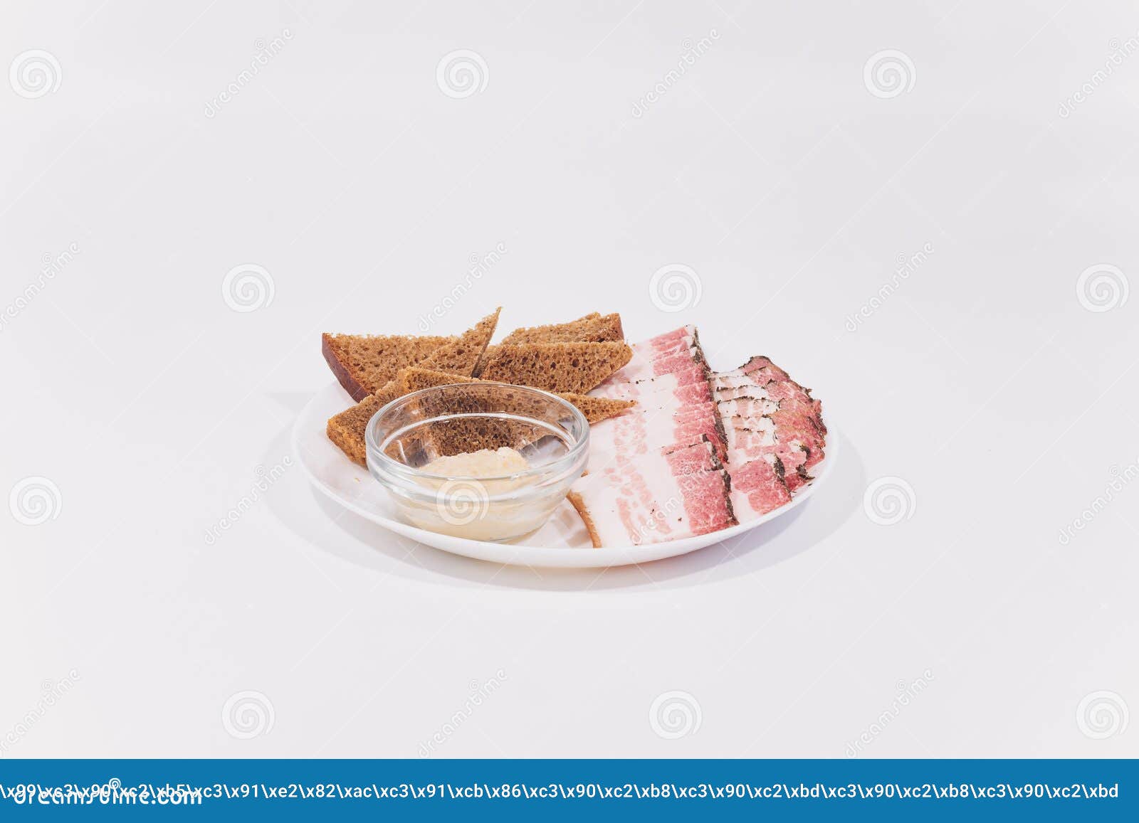 Sliced Pork Lard. Sliced Bacon. Fat, Tallow, Grease, Bacon. Isolate