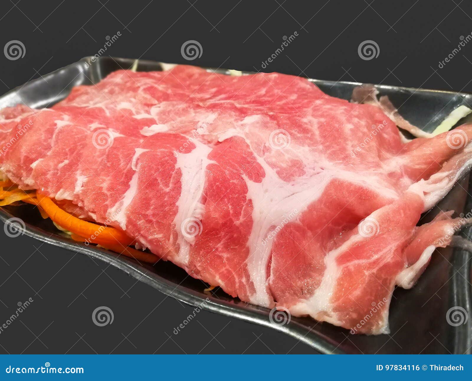 Sliced pork sliced stock photo. Image of food, collection 97834116