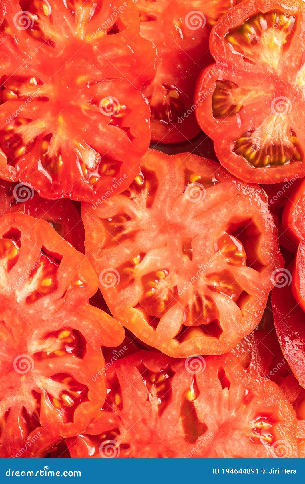 Sliced Red Beefsteak Tomatoes Stock Image Image of healthy, nutrition