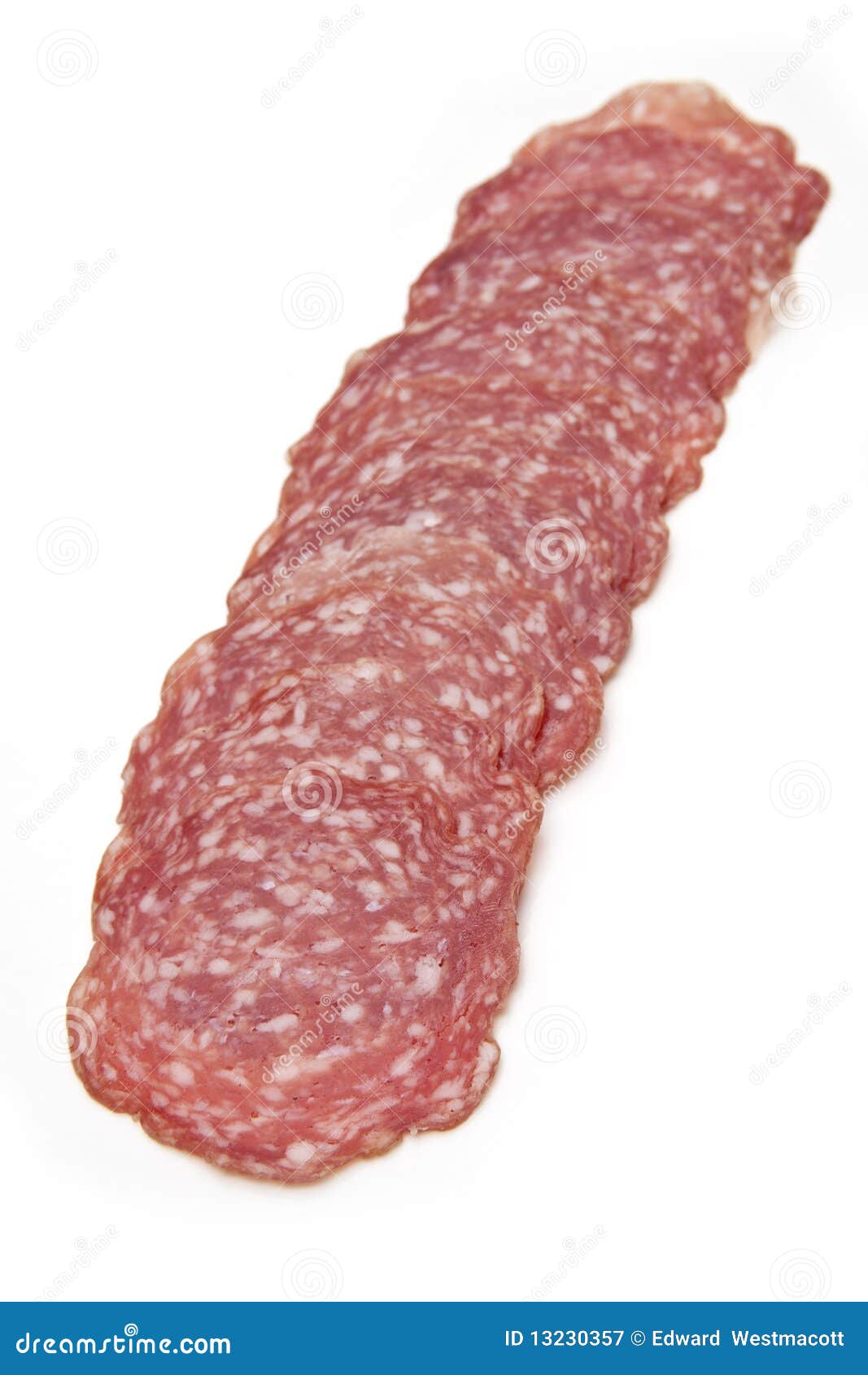 Sliced Salami stock image. Image of object, oily, ingredient 13230357