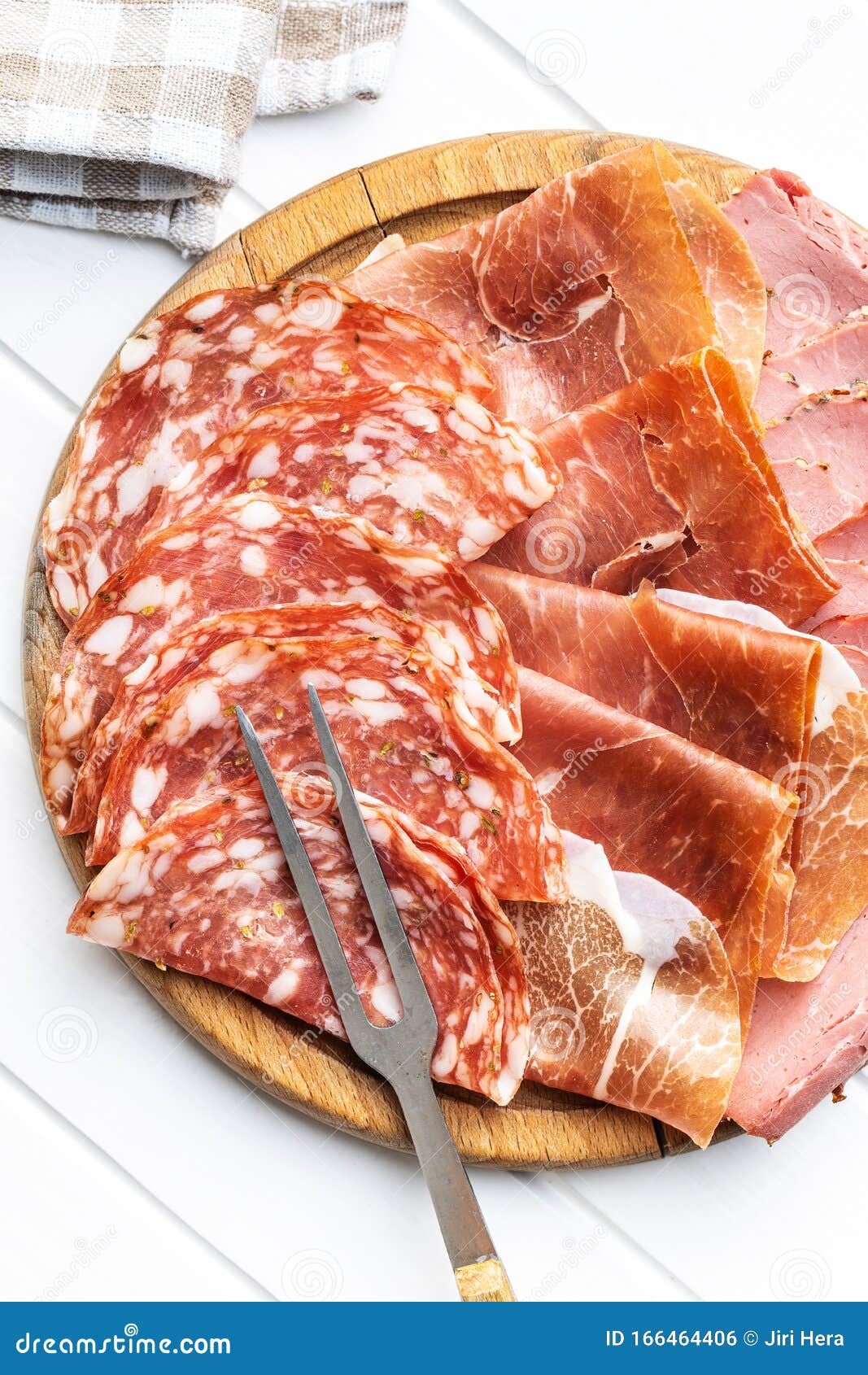 Sliced Salami, Prosciutto and Roast Beef Stock Photo Image of beef