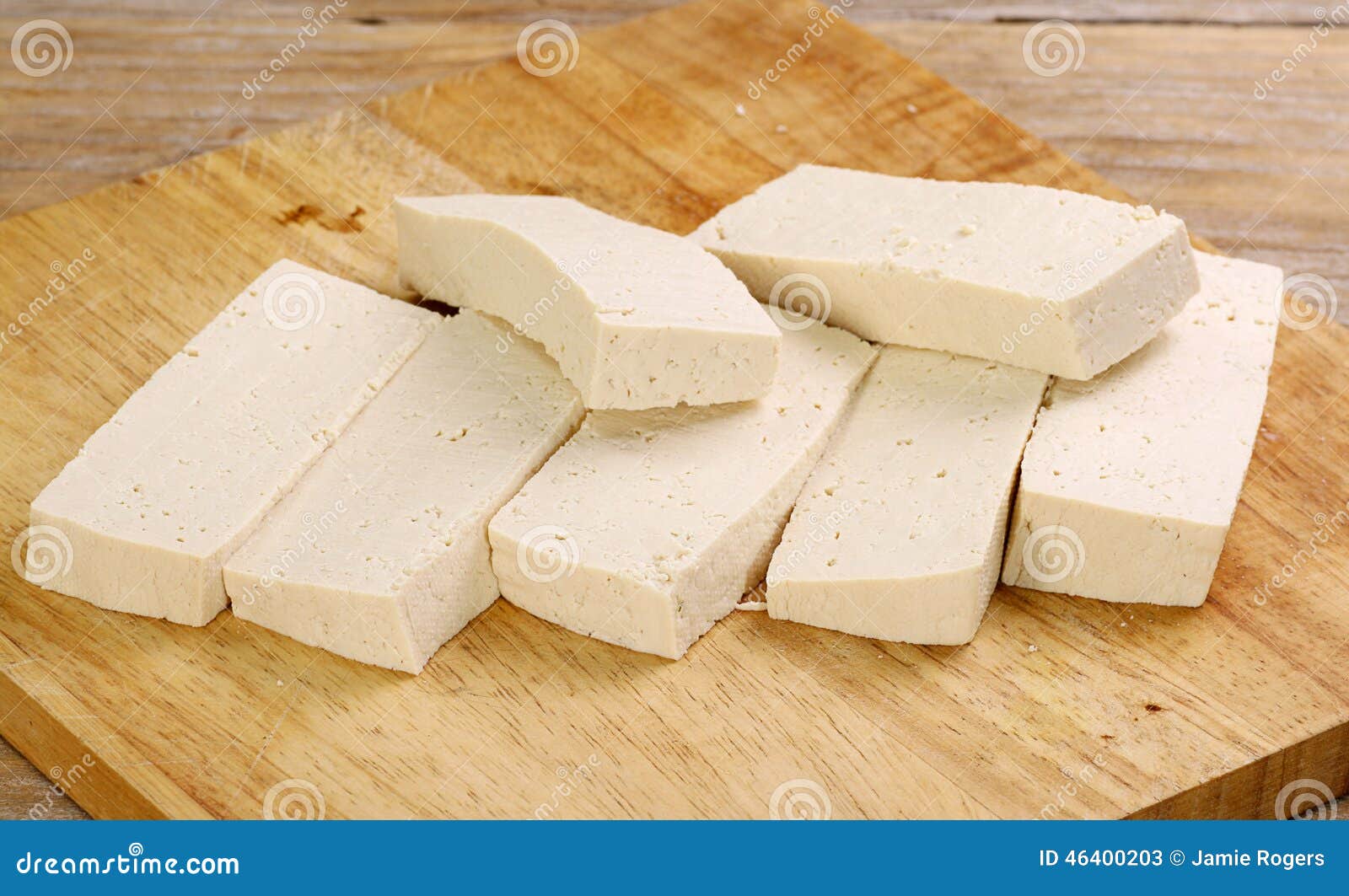 Sliced uncooked tofu stock image. Image of delicious - 46400203
