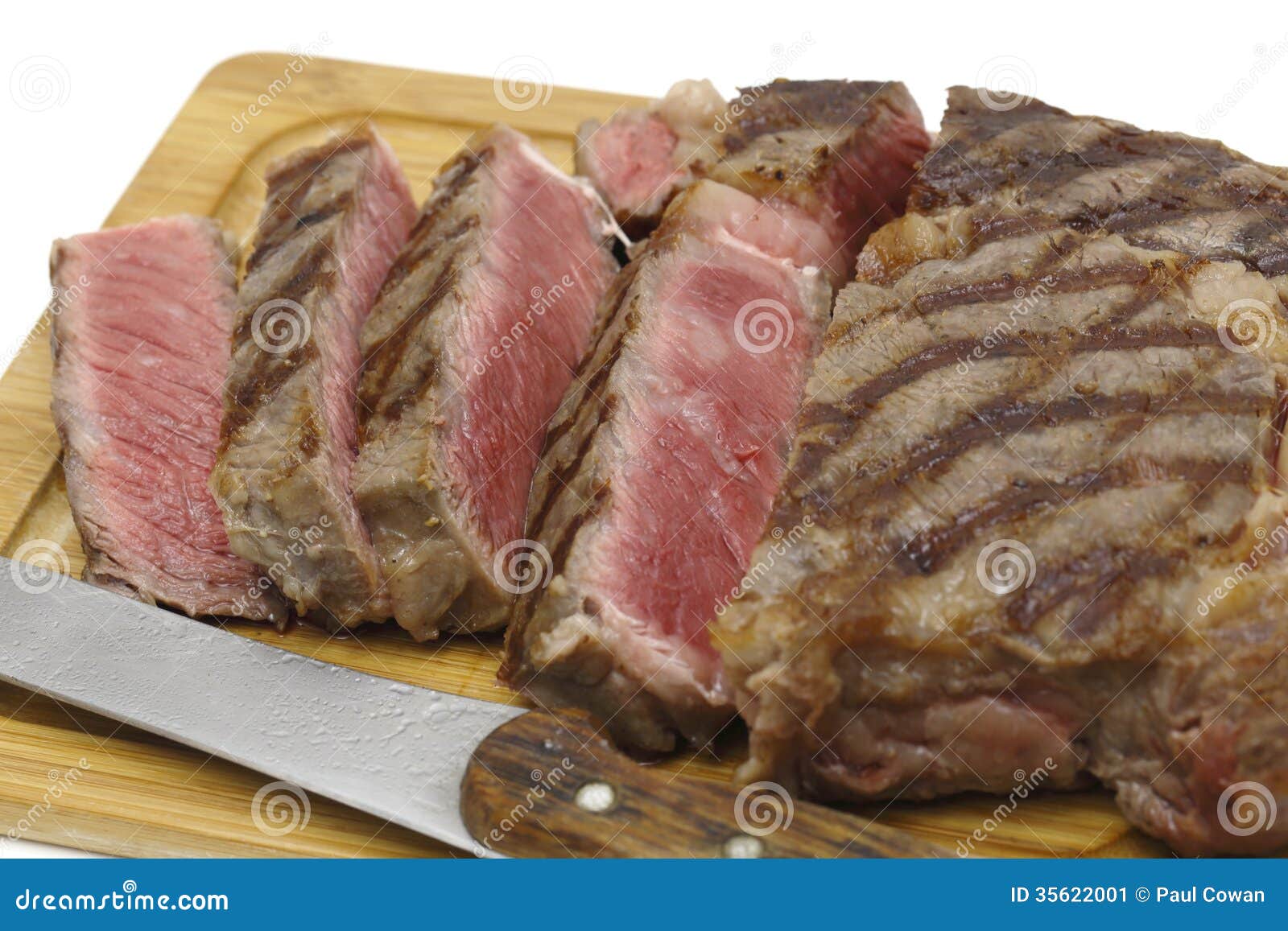 sliced wagyu steak