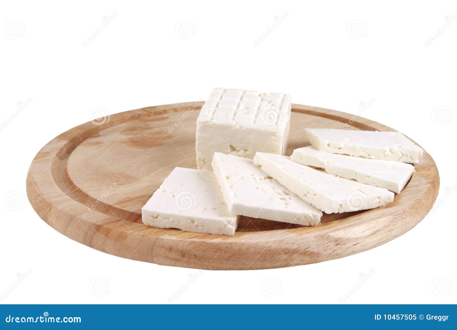 Sliced White Cheese on Plate Stock Image Image of delicious, group